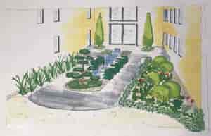 Vorgarten gestalten - Ist ein Kiesgarten pflegeleichter?
