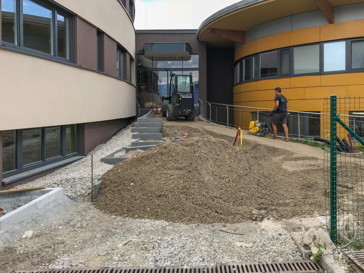 Projektablauf, Baufortschritt, Gartendesign