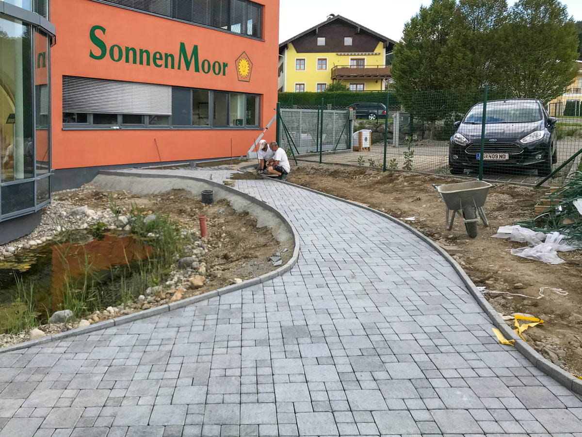 Projektablauf, Baufortschritt, Gartendesign