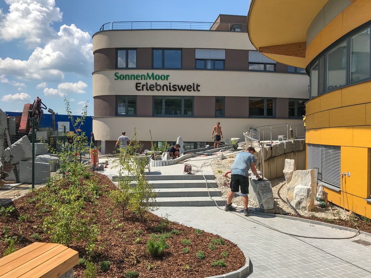 Projektablauf, Baufortschritt, Gartendesign