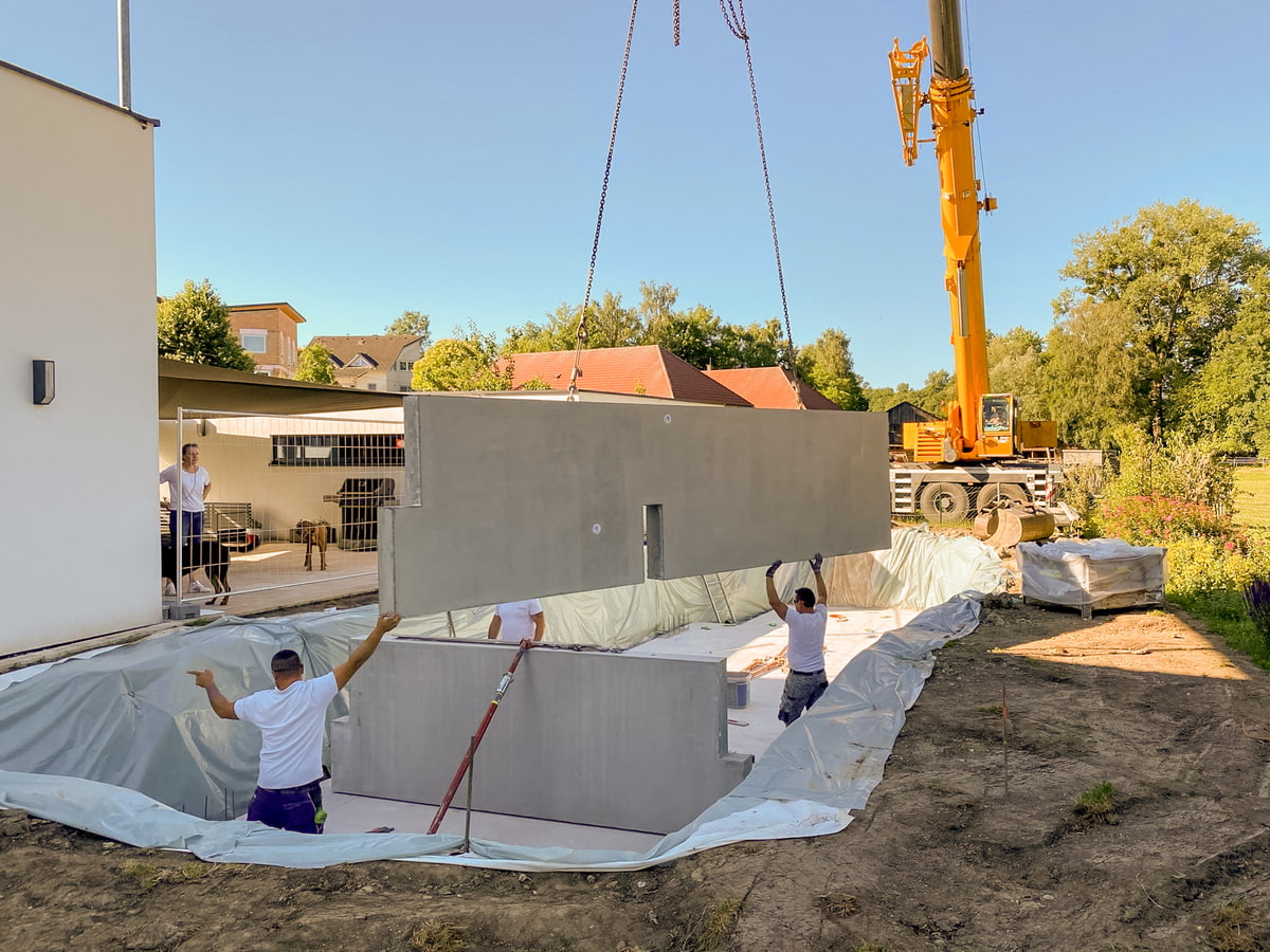 Projektablauf, Baufortschritt, Gartendesign