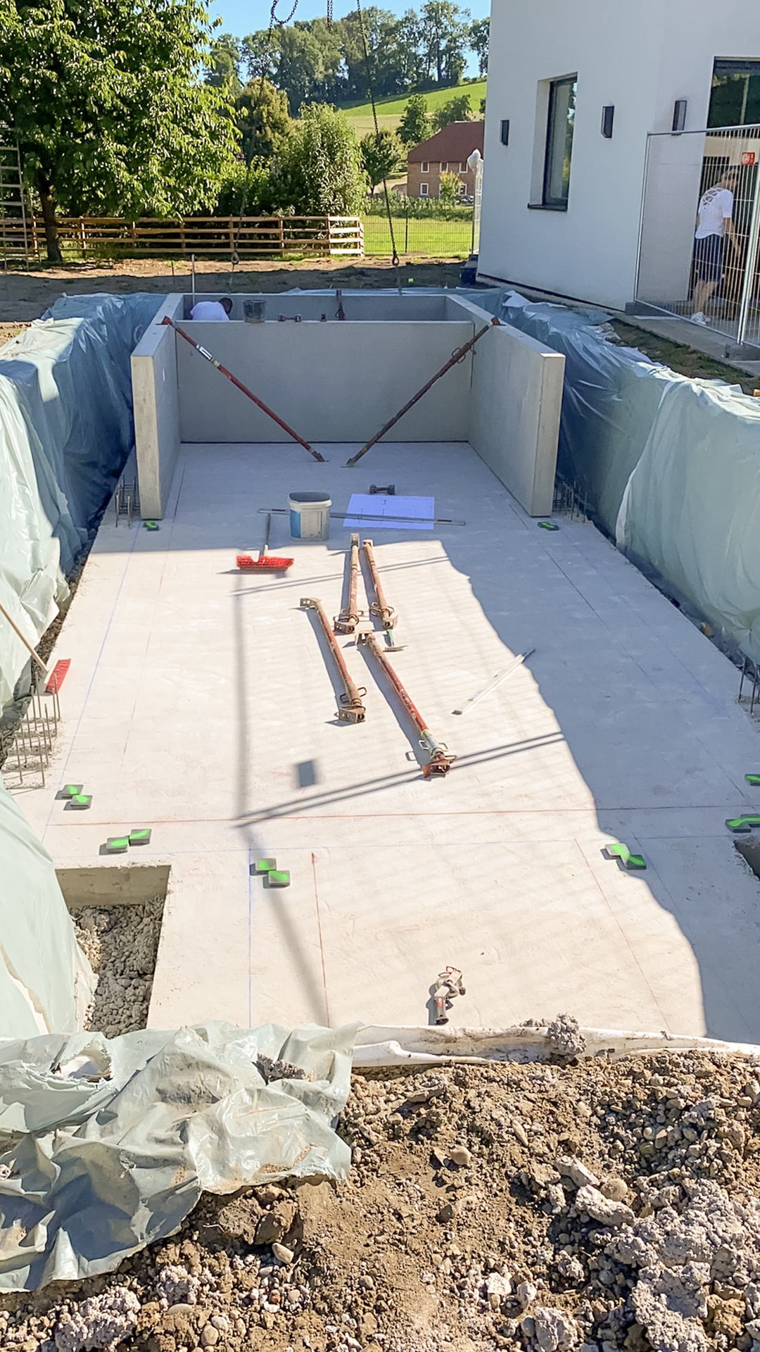 Projektablauf, Baufortschritt, Gartendesign