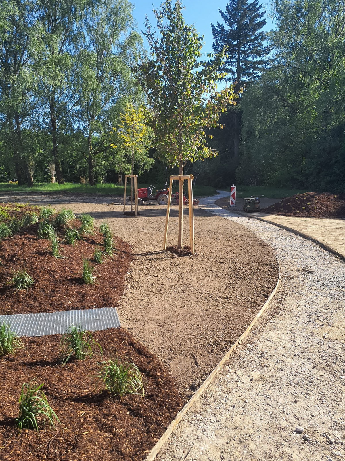 Projektablauf, Baufortschritt, Gartendesign