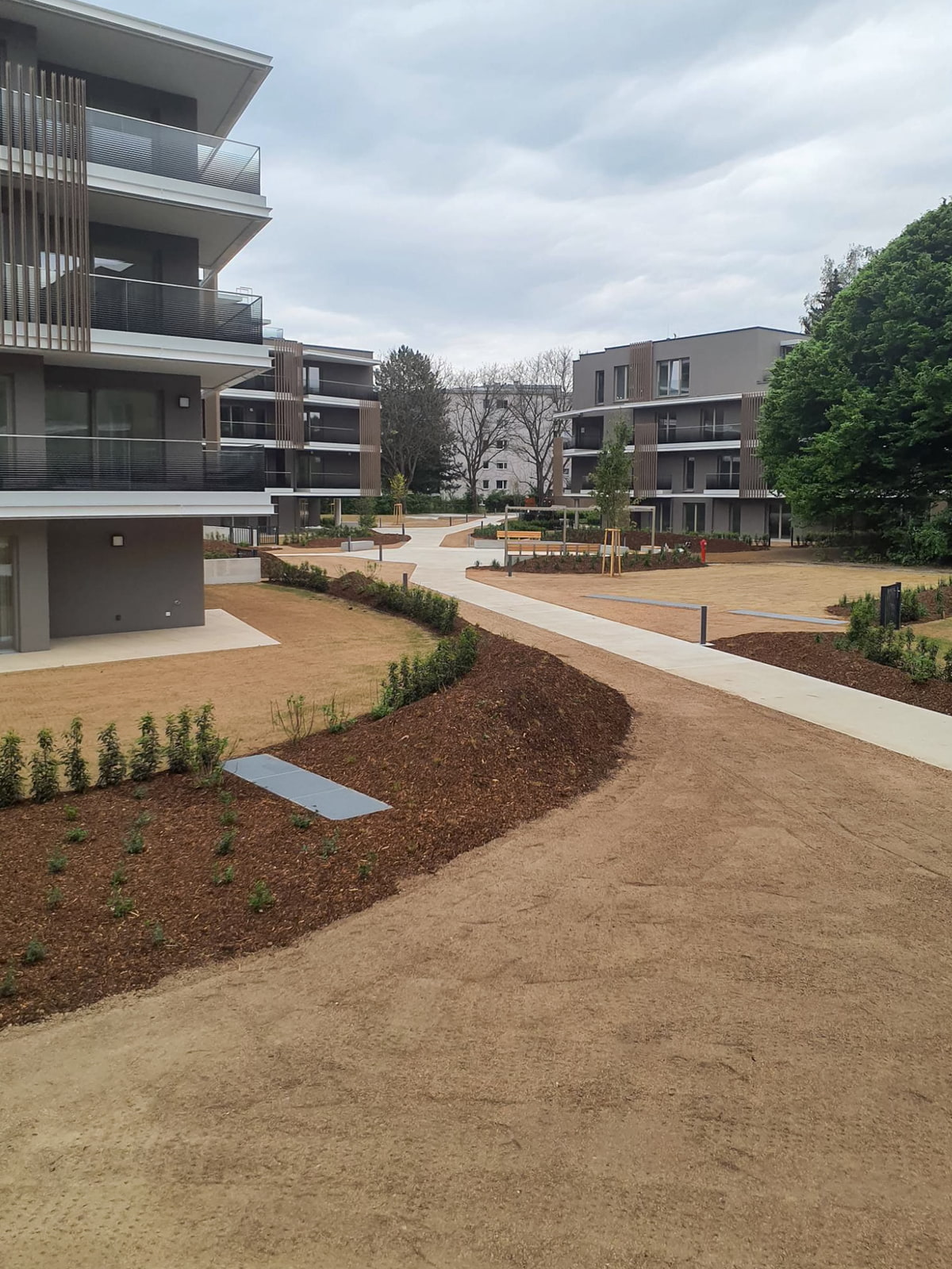 Projektablauf, Baufortschritt, Gartendesign